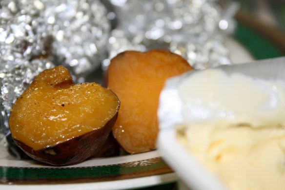 roasted sweet potatoes